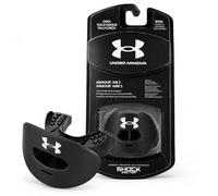 Under Armour Protector de labios para fútbol americano, protector bucal de fútbol americano con correa, boquilla de fútbol americano, protección bucal completa, protector bucal de fútbol americano