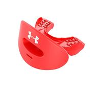 Under Armour Protector de labios para fútbol, protector bucal de fútbol con correa, boquilla de fútbol, protección bucal completa, protector bucal de fútbol para aparatos ortopédicos, protector bucal