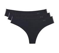 Under Armour PS Thong 3-Pack 1325615-001, Womens underwear, black, XS EU