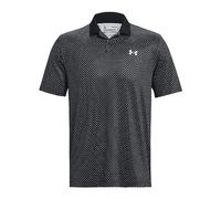 Under Armour Rendimiento 3.0 Camisa de Polo, Negro, L para Hombre