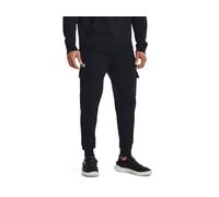 Under Armour Rival Cargo Jogger de Forro Polar Pantalones, 001 Negro Blanco, XS para Hombre