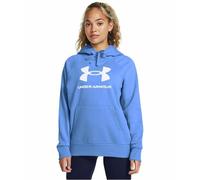 Under Armour Rival Fleece Big Logo Hoodie Sudadera con Capucha, (465) Azul Horizonte/Blanco, M para Mujer