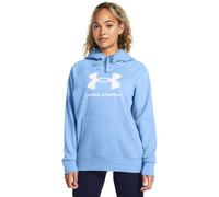 Under Armour Rival Fleece Big Logo Hoodie Sudadera con Capucha, (465) Azul Horizonte/Blanco, S para Mujer