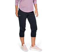 Under Armour Rival Fleece Crop Capri, Mujer, Negro, S
