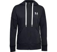 Under Armour Rival Fleece Full Zip Hoodie 1356400-001, Womens Sweatshirt, Black, XS EU