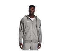 Under Armour Rival Fleece Full Zip Hoodie Sweatshirt Sudadera con Capucha, (025) Castlerock Light Heather/White, 4XL Alto para Hombre