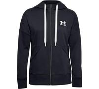 Under Armour Sudadera con capucha Rival Fleece FZ Mujer Negro/Blanco Talla Medium