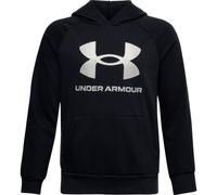 Under Armour RIVAL FLEECE HOODIE black Sudadera de niño S