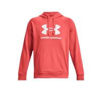 Under Armour Rival Fleece Logo Hoodie Sudadera, Hombre, Rojo Venom/Blanco, L