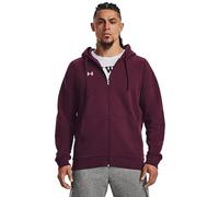 Under Armour Rival Fleece - Sudadera con Capucha y Cremallera Completa para Hombre, (600) Dark Maroon/White, XX-Large