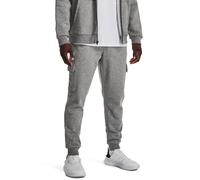 Under Armour Rival - Pantalones de chándal Cargo para Hombre, Castlerock Light Heather (026) / Blanco, XL