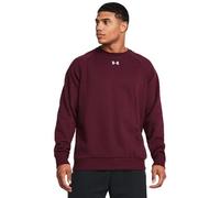 Under Armour Rival - Sudadera con forro polar para hombre, cuello redondo, deportiva, holgada, cómoda, cálida, L
