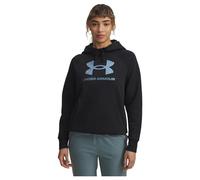 Under Armour Sudadera con capucha para mujer Rival Fleece Shimmer – Negro/Tornasolado XS