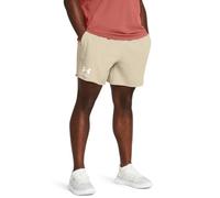 Under Armour Rival Terry 6-Inch Shorts Pantalones Cortos, (289) Base Caqui/Blanco ónix, S para Hombre