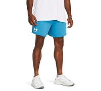 Under Armour Rival Terry - Pantalones cortos para hombre (15,24 cm), (419) Capri / / Onyx White, Medium