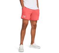 Under Armour Rival Terry - Pantalones cortos para hombre (15,24 cm), (811) Coho / / Blanco ónix, Large