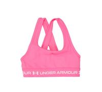 Sujetador deportivo Under Armour Crossback para niña Rosa Frenzy / Blanco YXL (160 - 170 cm)