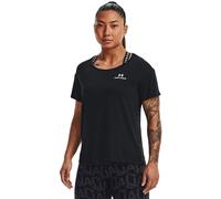 Under Armour Rush Energy Core Damen Camiseta Deportiva Entrenamiento Yoga Negra