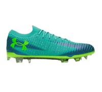 Botas de fútbol Under Armour Shadow Elite 3 FG para hombre Verde Mode / Hyper Verde / Metalico Plata 44.5