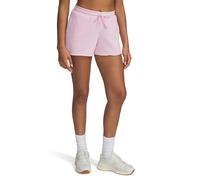 UNDER ARMOUR Shorts de mujer UA Rival Terry rosa | M