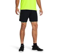 Under Armour Shorts Tejidos Wdmk para Hombre Negro/Amarillo De Alta Visibilidad S