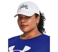 Gorra ajustable Under Armour Essential Low para mujer Blanco / Blanco / Negro Talla única