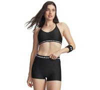 Under Armour Sujetador deportivo para mujer Crossback Low - Bajo impacto - Negro/Blanco L