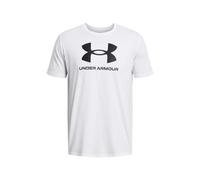 Under Armour UA Sportstyle Logo Update SS Camiseta, Blanco y Negro, XL para Hombre