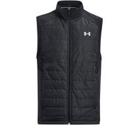 Under Armour Storm Session Run - Chaleco funcional para hombre, color negro y plateado