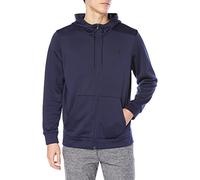 Under Armour Sudadera con Capucha de Forro Polar con Cremallera Completa Tops, (410) Midnight Navy/Black, Large para Hombre