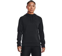 Under Armour Sudadera con Capucha de Forro Polar en el Pecho Izquierdo, (001) Negro/Negro, XS para Mujer