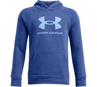 Under Armour Sudadera con Capucha de Forro Polar Rival con Logotipo Grande Sudadera con Capucha para Niños, (432) Tech Blue / Horizon Blue, XL