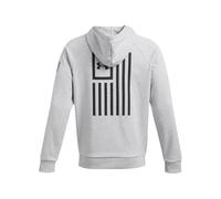Under Armour Sudadera con capucha Freedom Flag para hombre, (011) Mod Gray Light Heather / Negro, Small