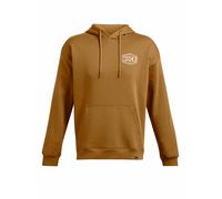 UNDER ARMOUR Sudadera con capucha para hombre The Rock icon FLC mostaza | S