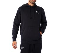 Under Armour Sudadera de Forro Polar para Hombre UA Essential con Capucha para Hombre, Color Negro, 1373880-001, LG