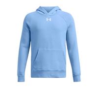Under Armour Sudadera con capucha Rival de forro polar para niño, (465) Azul Horizonte / Blanco, Medium