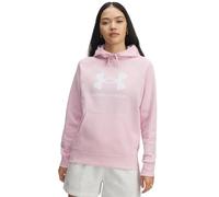 Under Armour Sudadera con Capucha Rival Fleece con Logotipo Grande para Mujer, (647) Prime Pink/White, XS