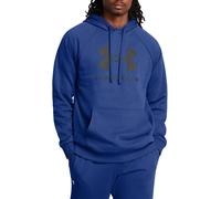 Under Armour Rival Fleece Logo Hoodie Sudadera, Tech Blue/Midnight Navy, S para Hombre