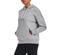Under Armour Sudadera con Capucha para Mujer UA Essential de Forro Polar Tops, Mod Gray Light Heather, Large