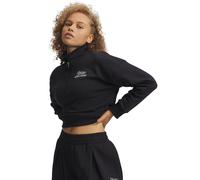 UNDER ARMOUR Suéter para mujer Rival Fleece Script negro | L