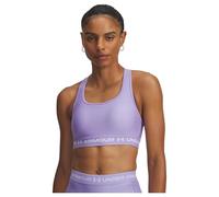 Under Armour Sujetador Deportivo de Impacto Medio Cruzado para Mujer, (538) Transparente/Blanco, Small