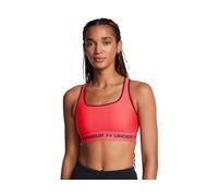 Under Armour Sujetador deportivo de impacto medio cruzado para mujer, (713) Racer Rojo/Cardinal/Negro, X-Small