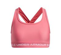 Under Armour Sujetador deportivo de impacto medio para niñas, (600) rosa agridulce/blanco, X-Small