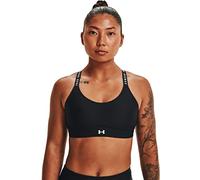 Under Armour Sujetador deportivo para mujer Infinity Sujeción media Negro/Blanco XS