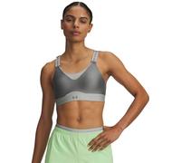 Under Armour Sujetador deportivo Infinity High Impact Plus para mujer, (709) verde arcilla/titanio/verde arcilla, (Medium) A/C