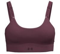 Under Armour Sujetador Deportivo Infinity Mid Impact para Mujer, (659) Fucsia Dusk / / Dark Maroon, (Small) A/C