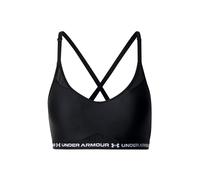 Under Armour Sujetador deportivo para mujer Crossback Low - Bajo impacto - Negro/Blanco L