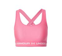 Under Armour Cross-Back Mid Bra Sujetador Deportivo, Super Rosa/Blanco, XL para Mujer