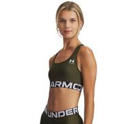 Under Armour Sujetador Heatgear Armour Mid Impact Mujer Expedition Verde/Blanco Talla L
