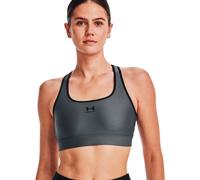 Under Armour - Sujetador Ua Heatgear Mid Padless, Mujer, Gray, XS